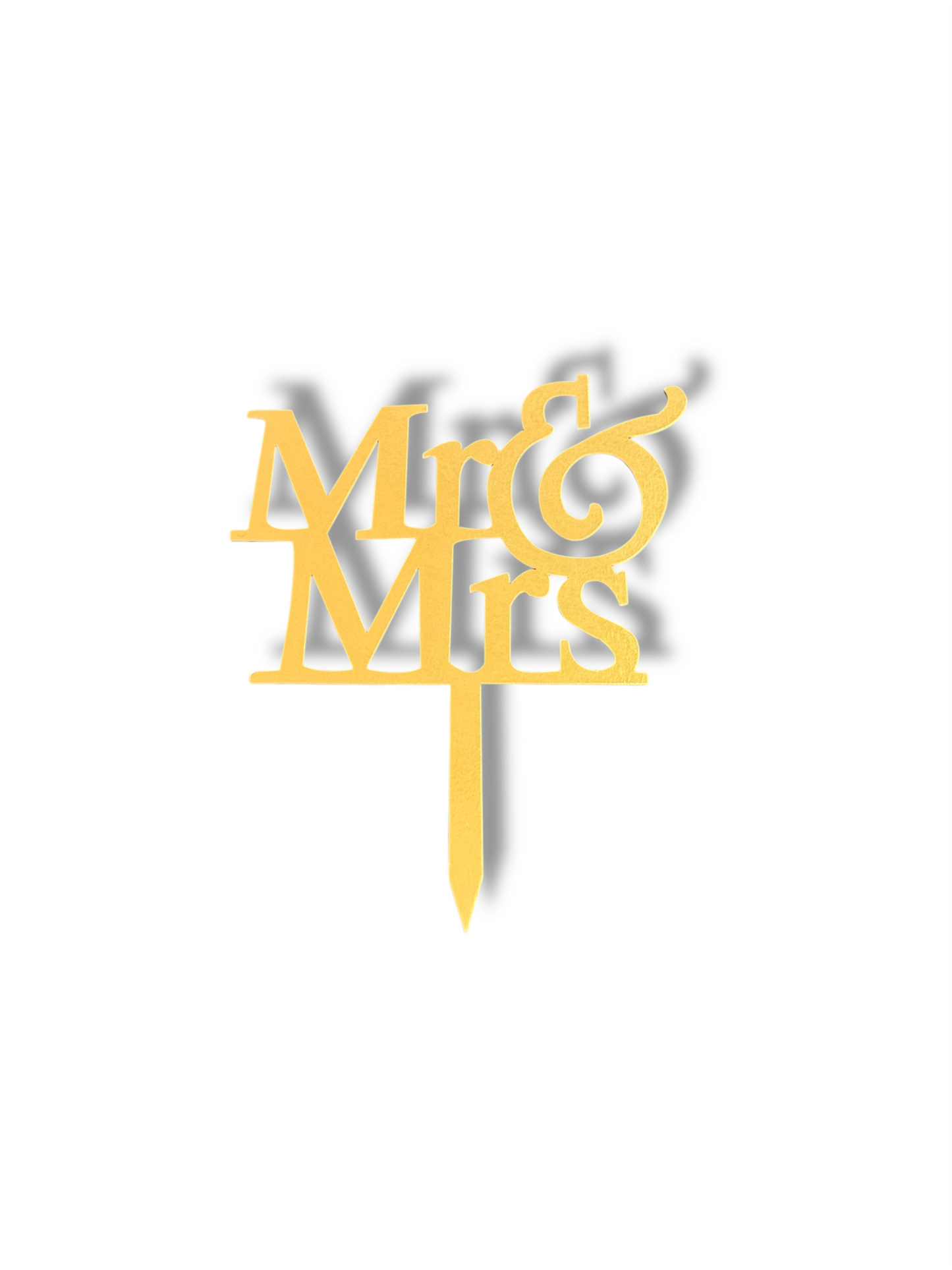 Mr & Mrs Golden topper