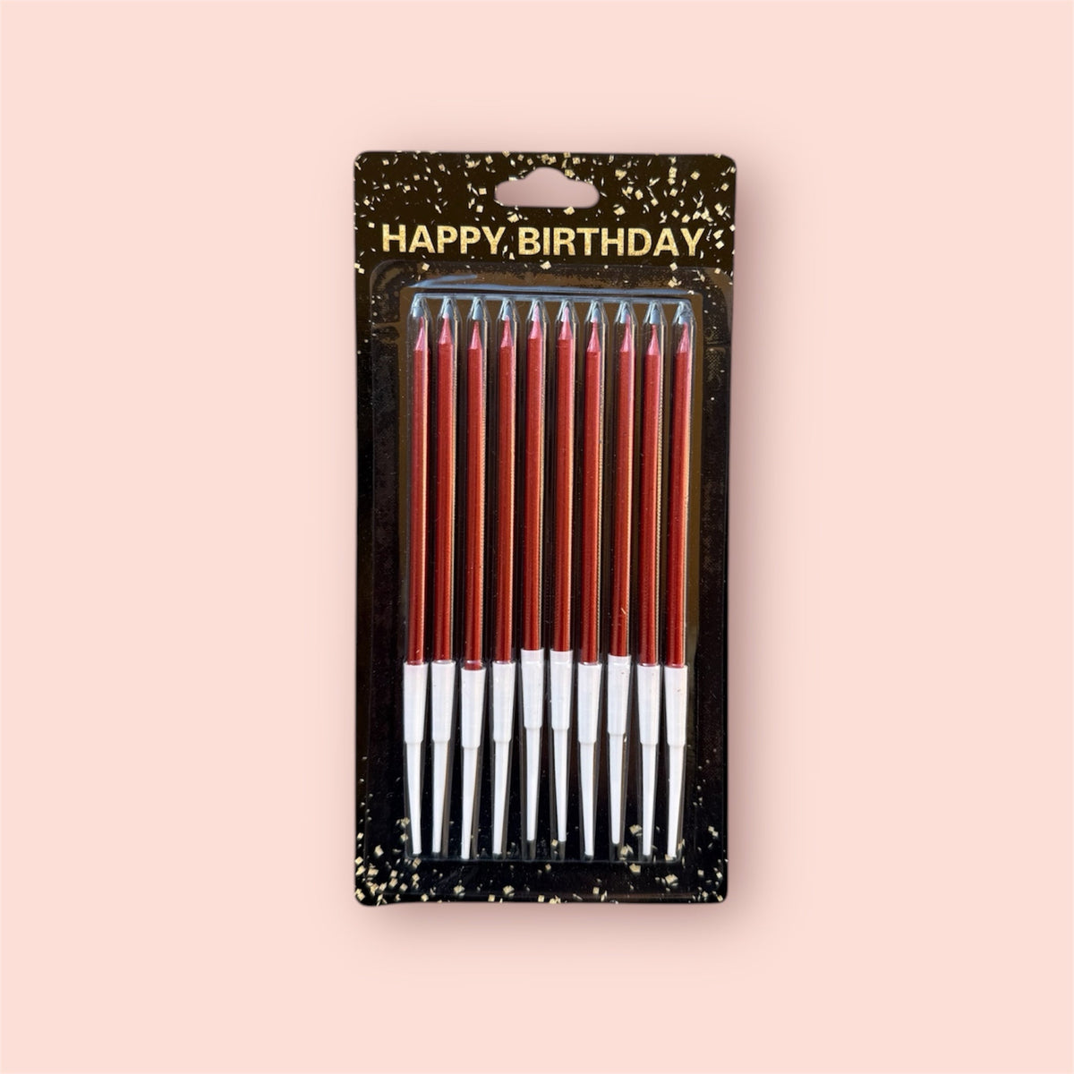 Birthday Dark Red Candle