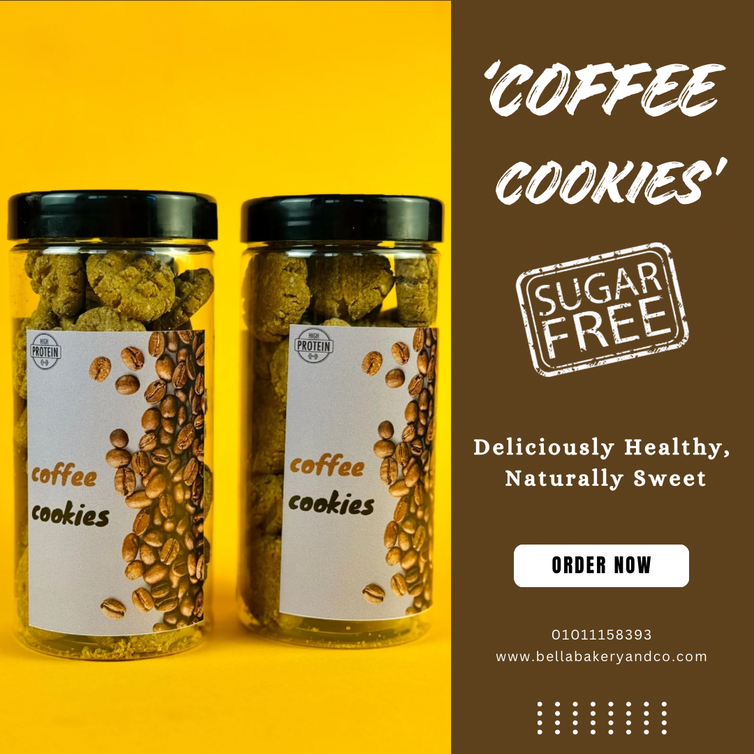 Coffee Healthy Cookies “Sugar Free”