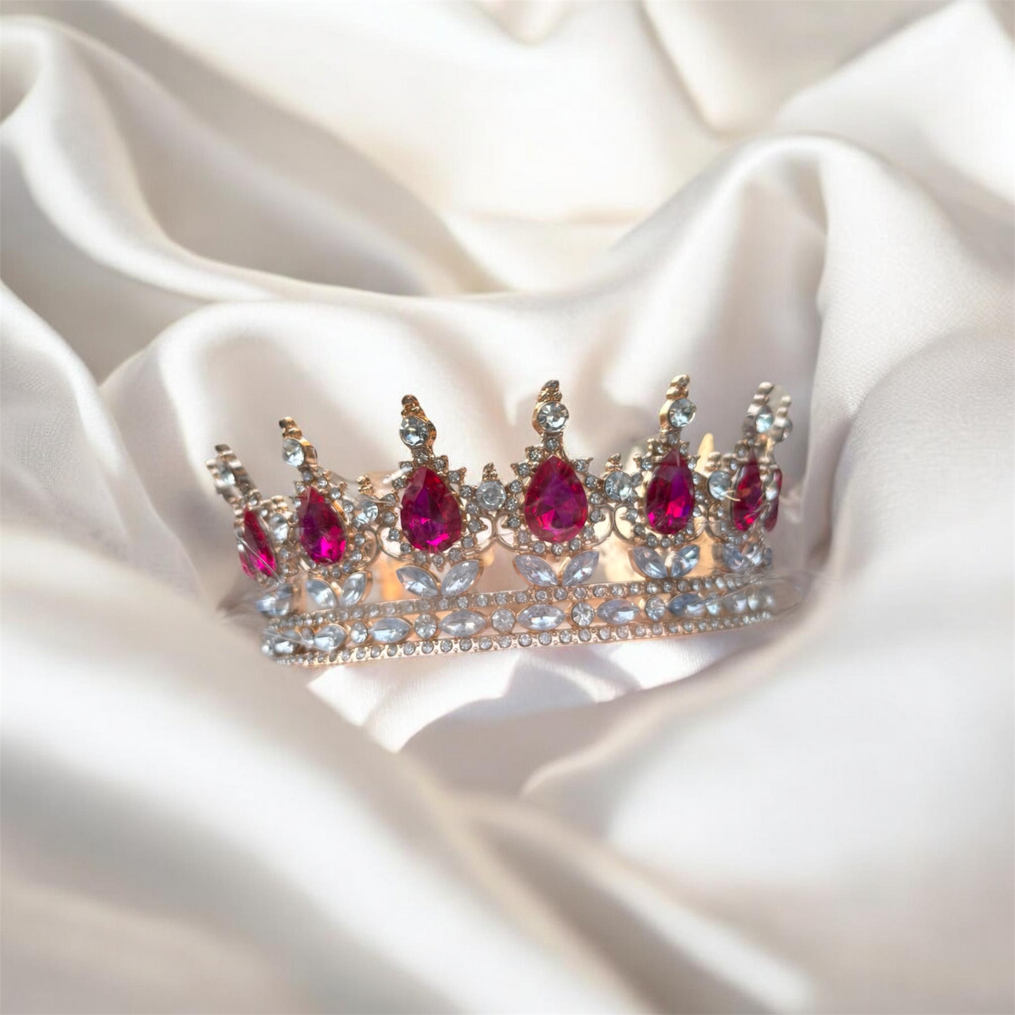Pink & Gold Princess Crown