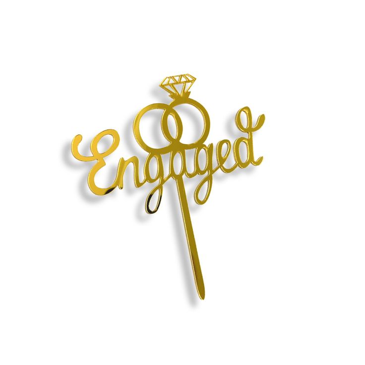 Engagement Gold Topper