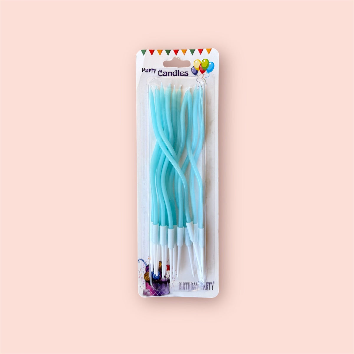 Birthday Light Blue Candle