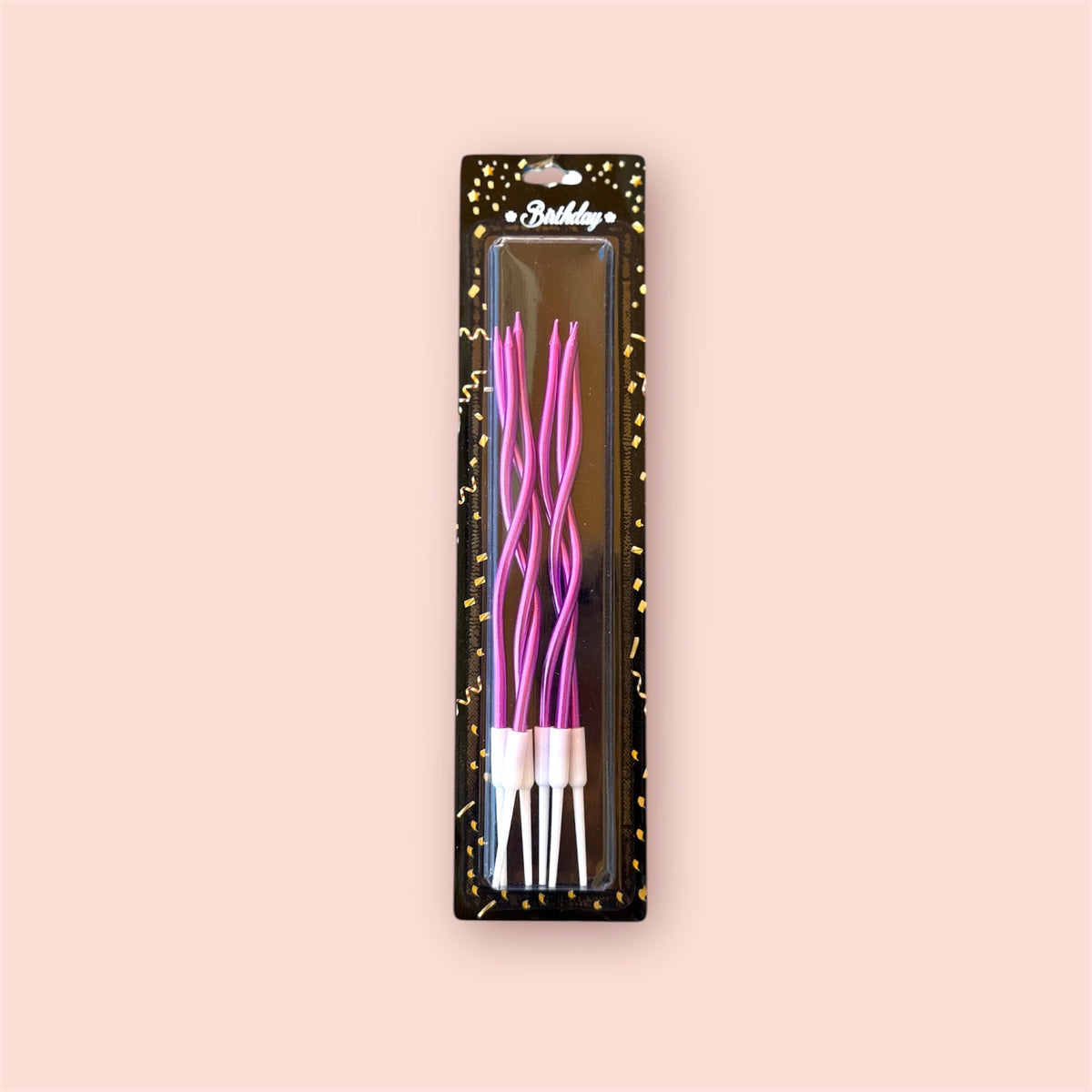 Pink Birthday Candles