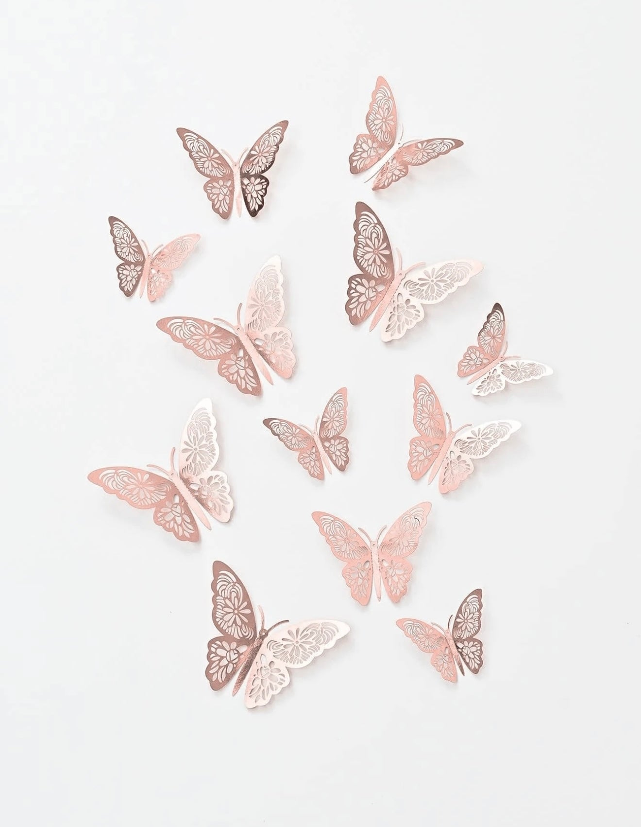 Rose gold Butterflies