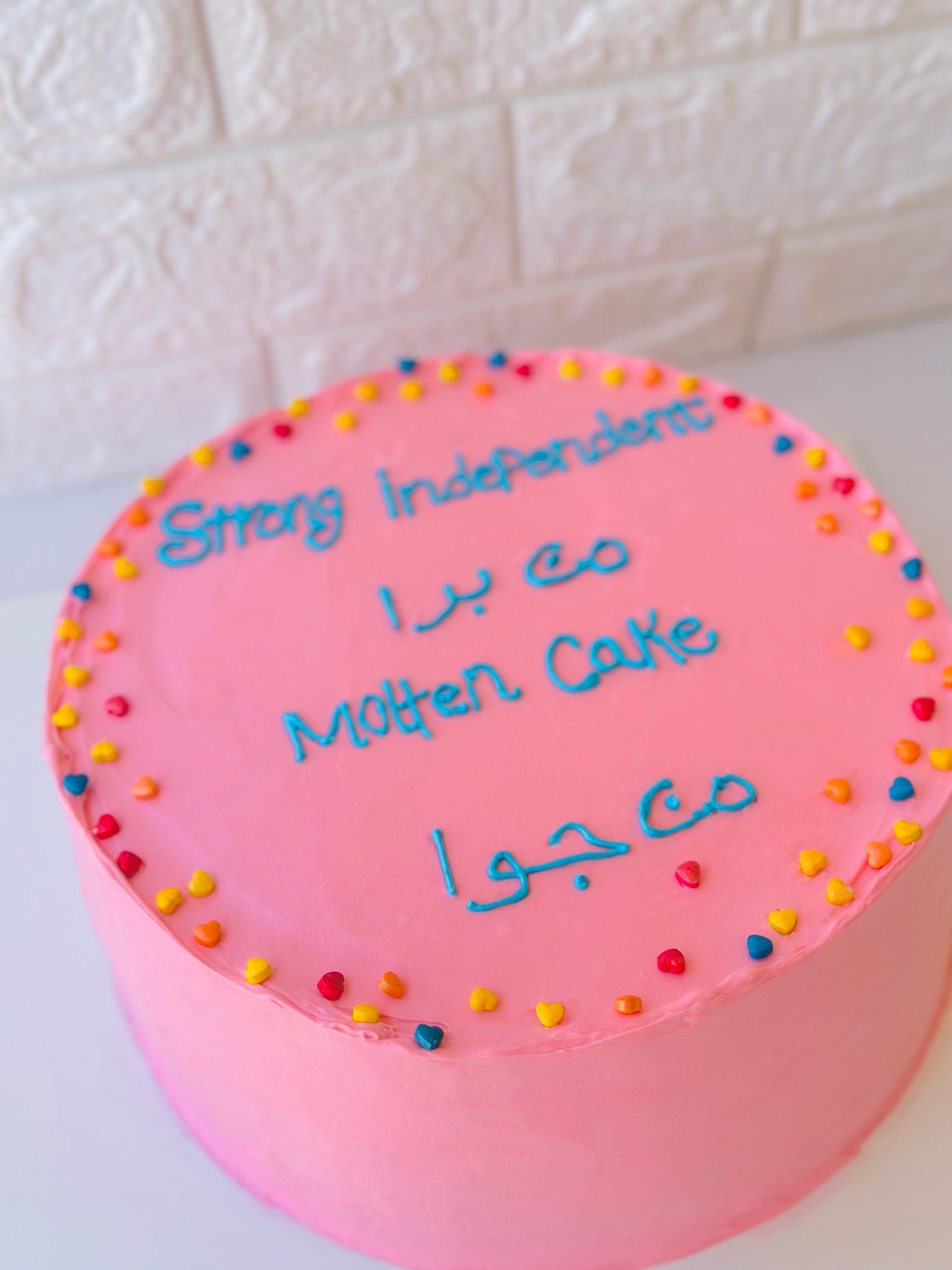 Customized Pinky Cake