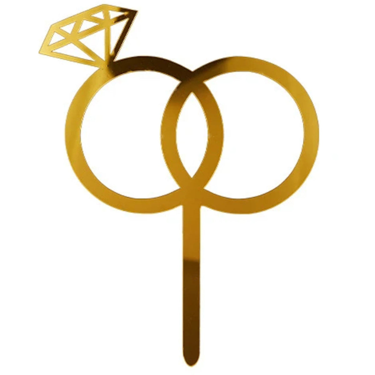 Engagement Ring Gold Topper 