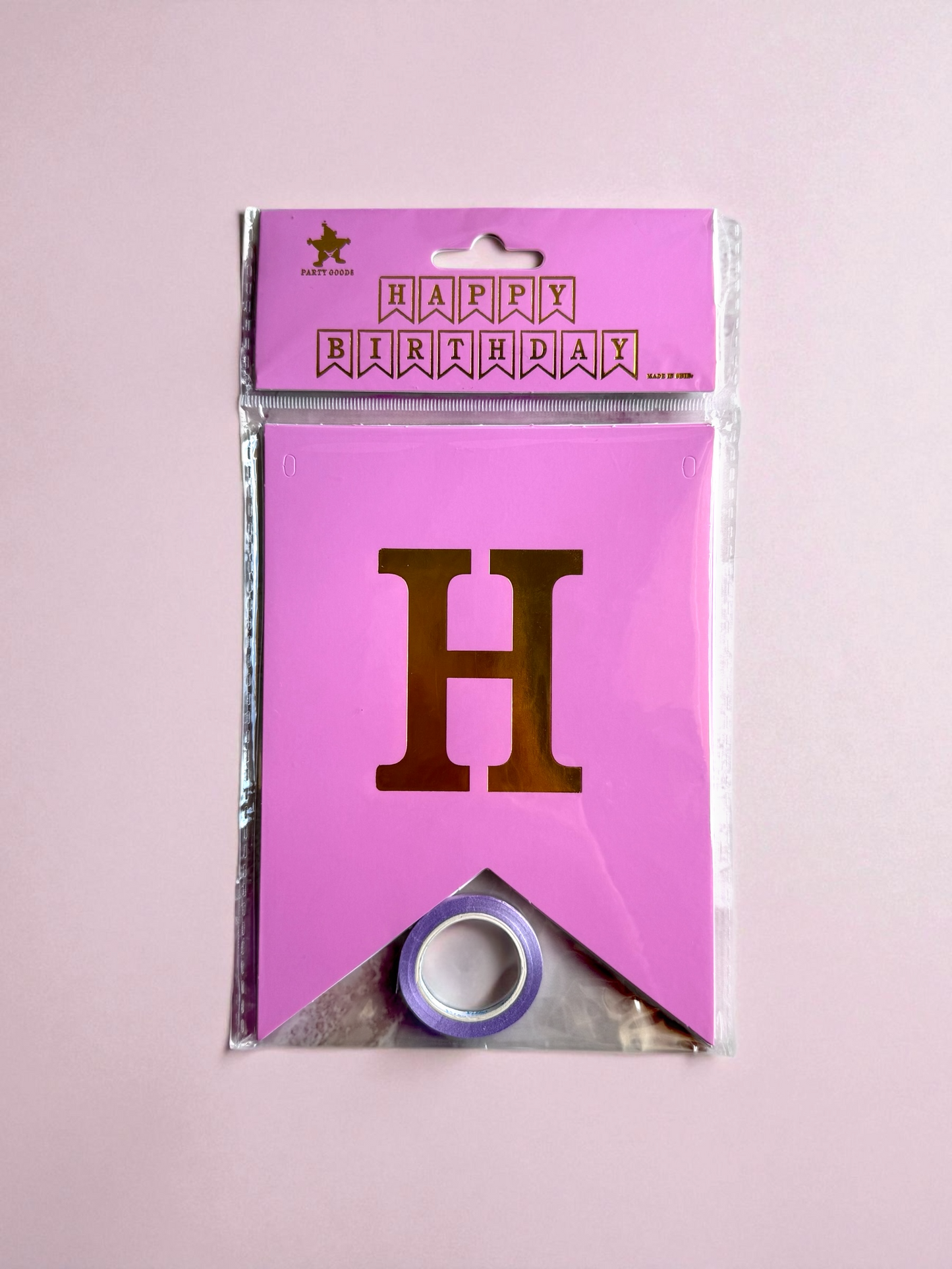Happy Birthday Curtain pink decoration