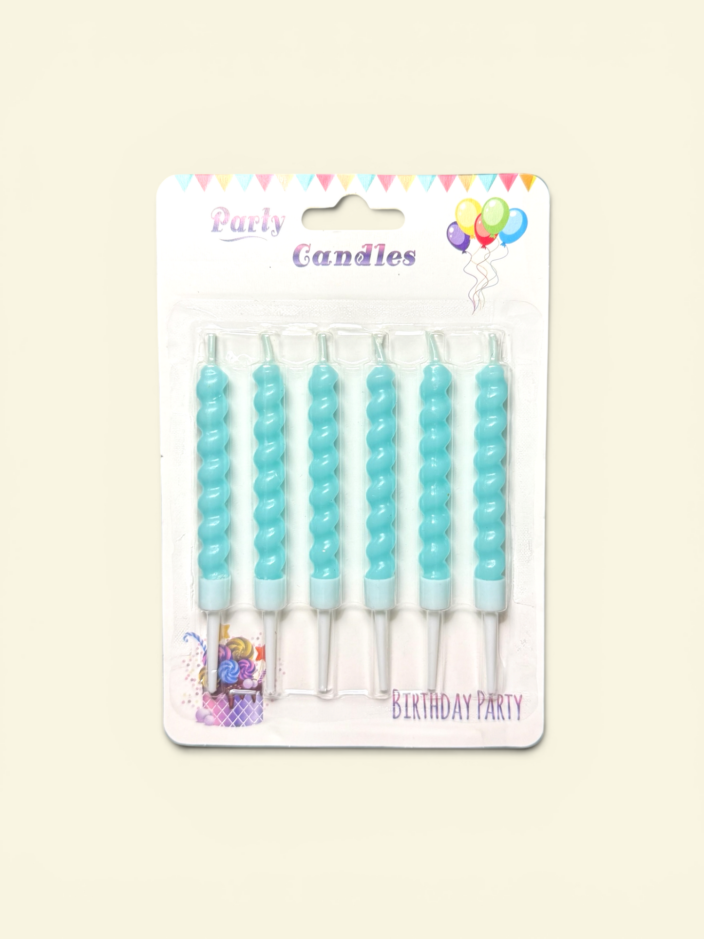 Baby Blue Birthday Candles