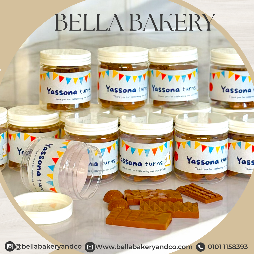 Customized Natural Chocolate jar