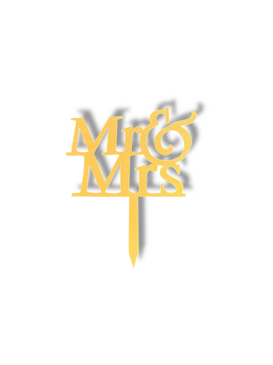 Mr & Mrs Golden topper