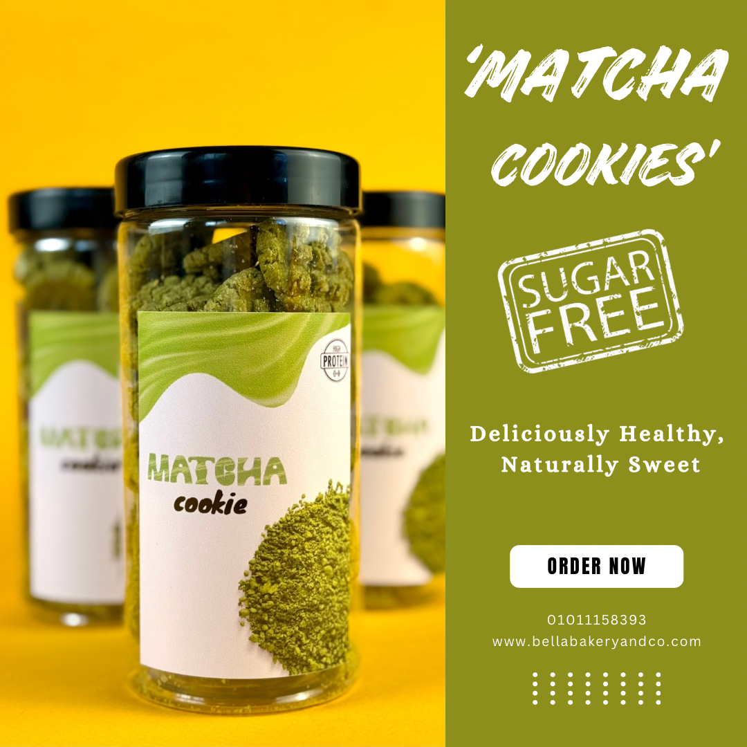 Matcha Healthy Cookies “Sugar Free”