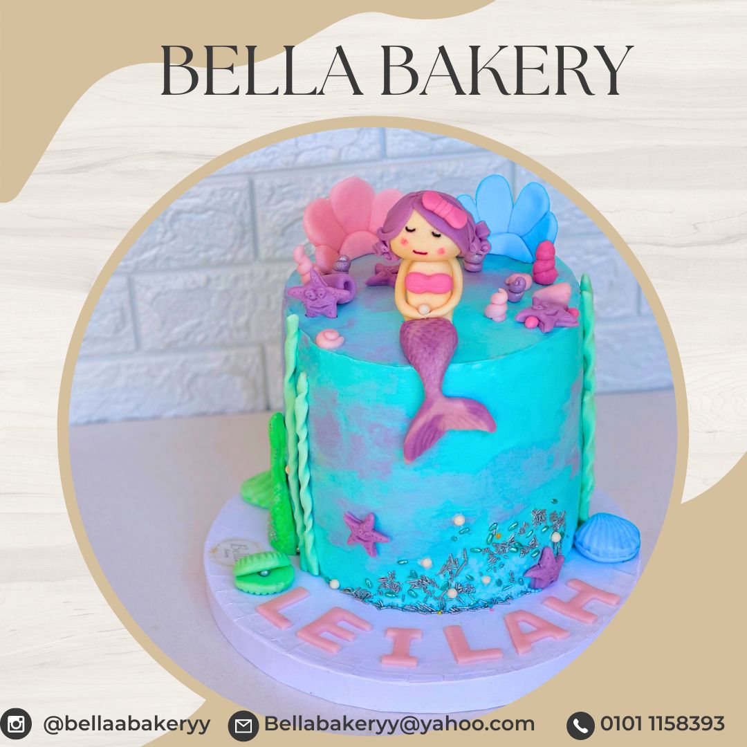Mermaid Customized Cake
