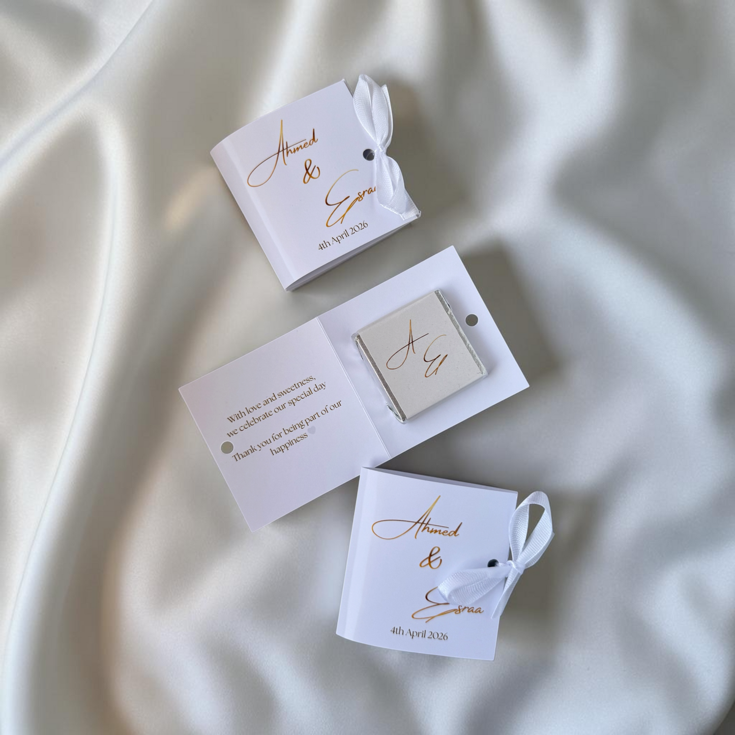 Customized Natural Chocolate  Card