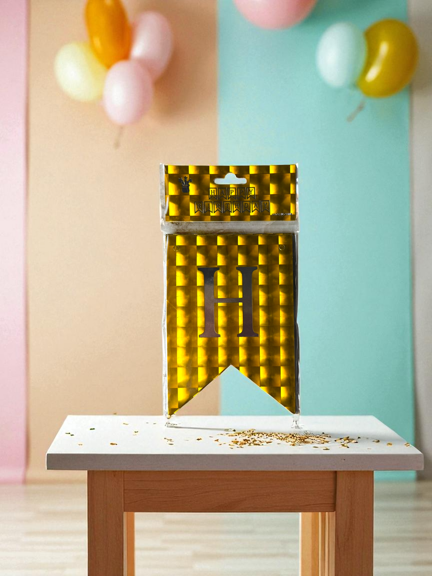 Happy Birthday Gold decoration