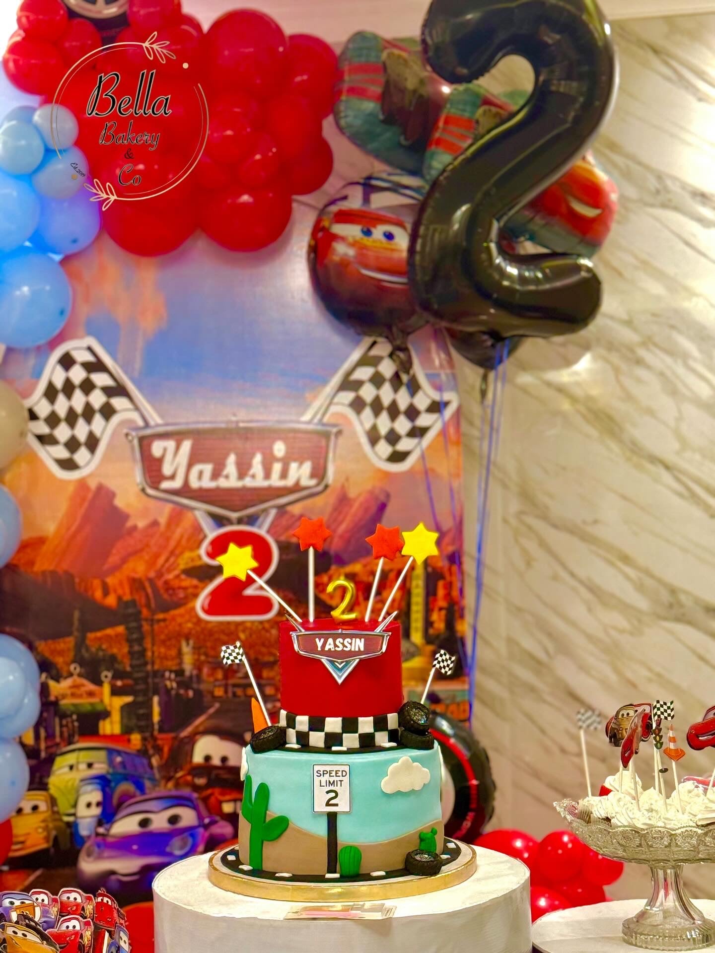 Customized Birthday Cars Cake