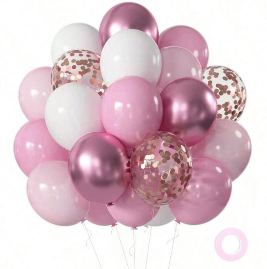 Pink Birthday Balloon kit