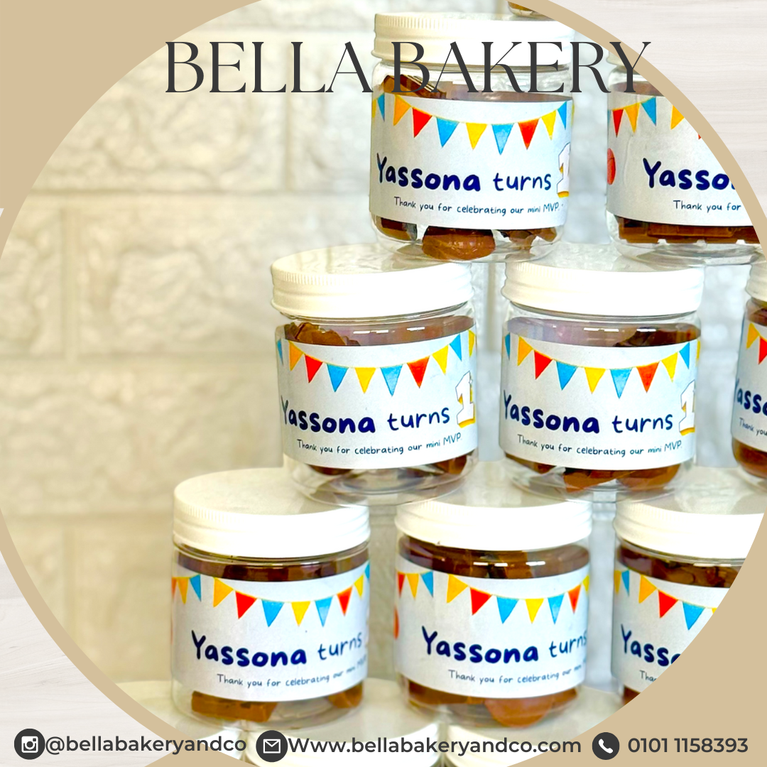 Customized Natural Chocolate jar