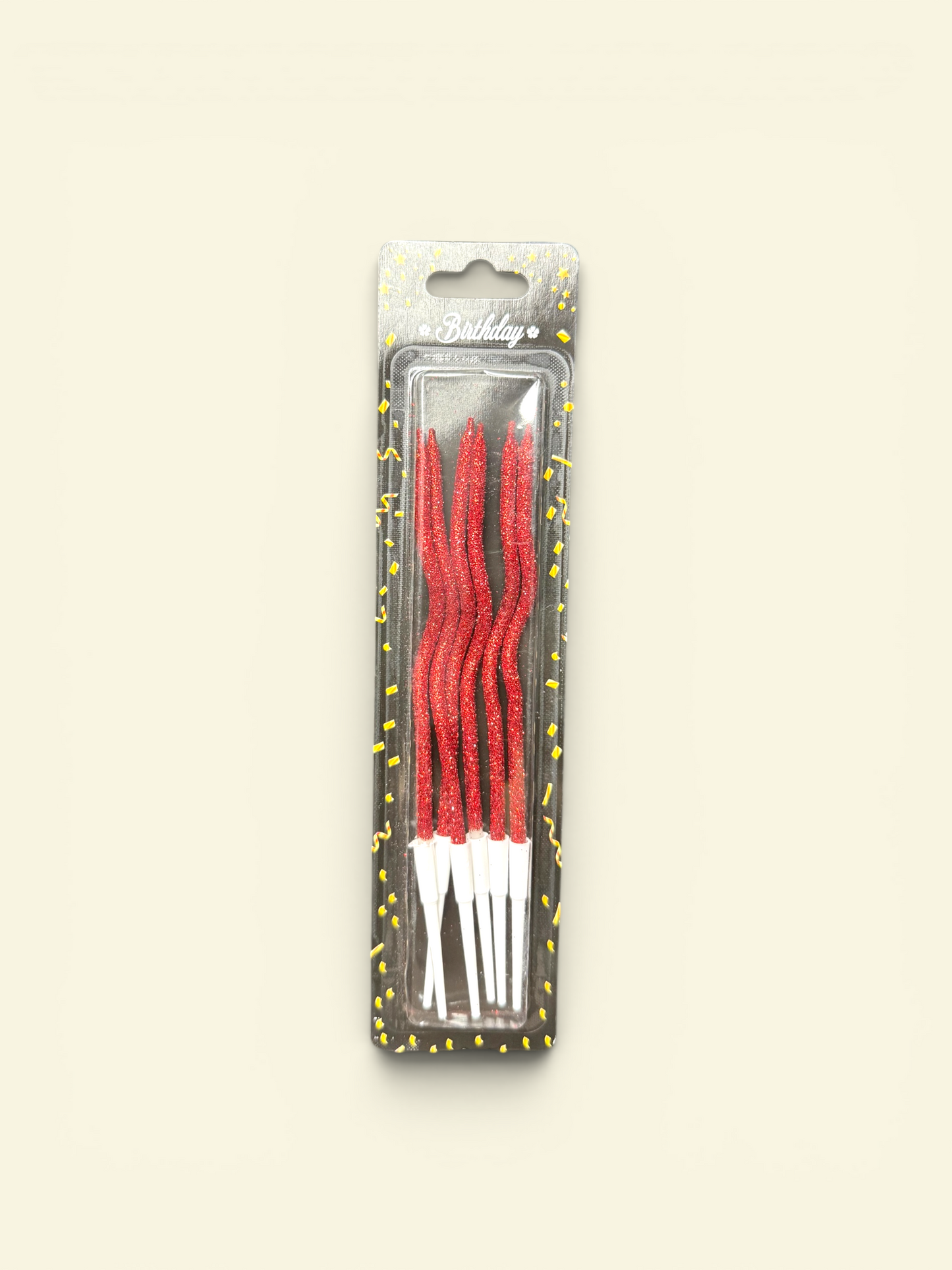 Red Glittery Candles