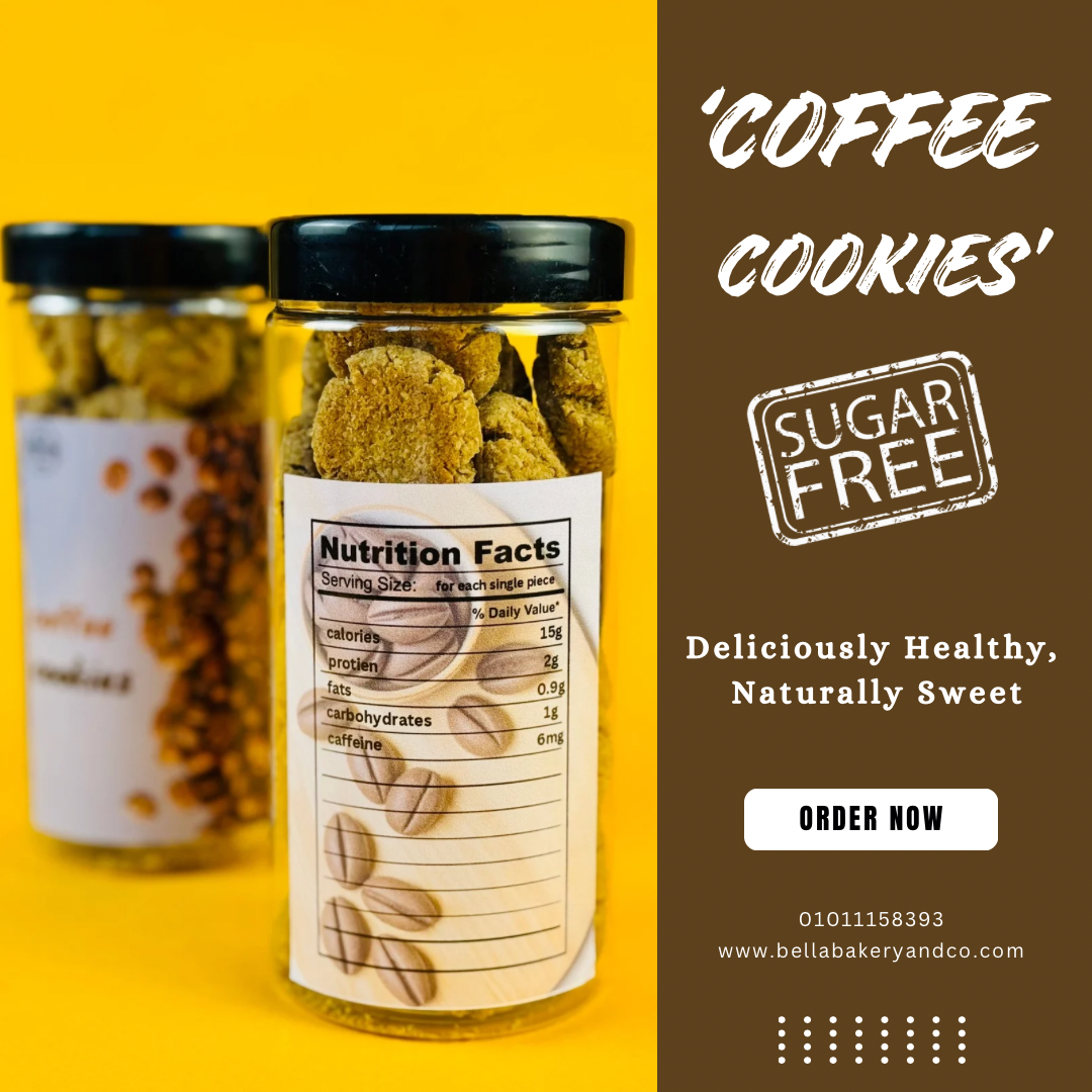 Coffee Healthy Cookies “Sugar Free”