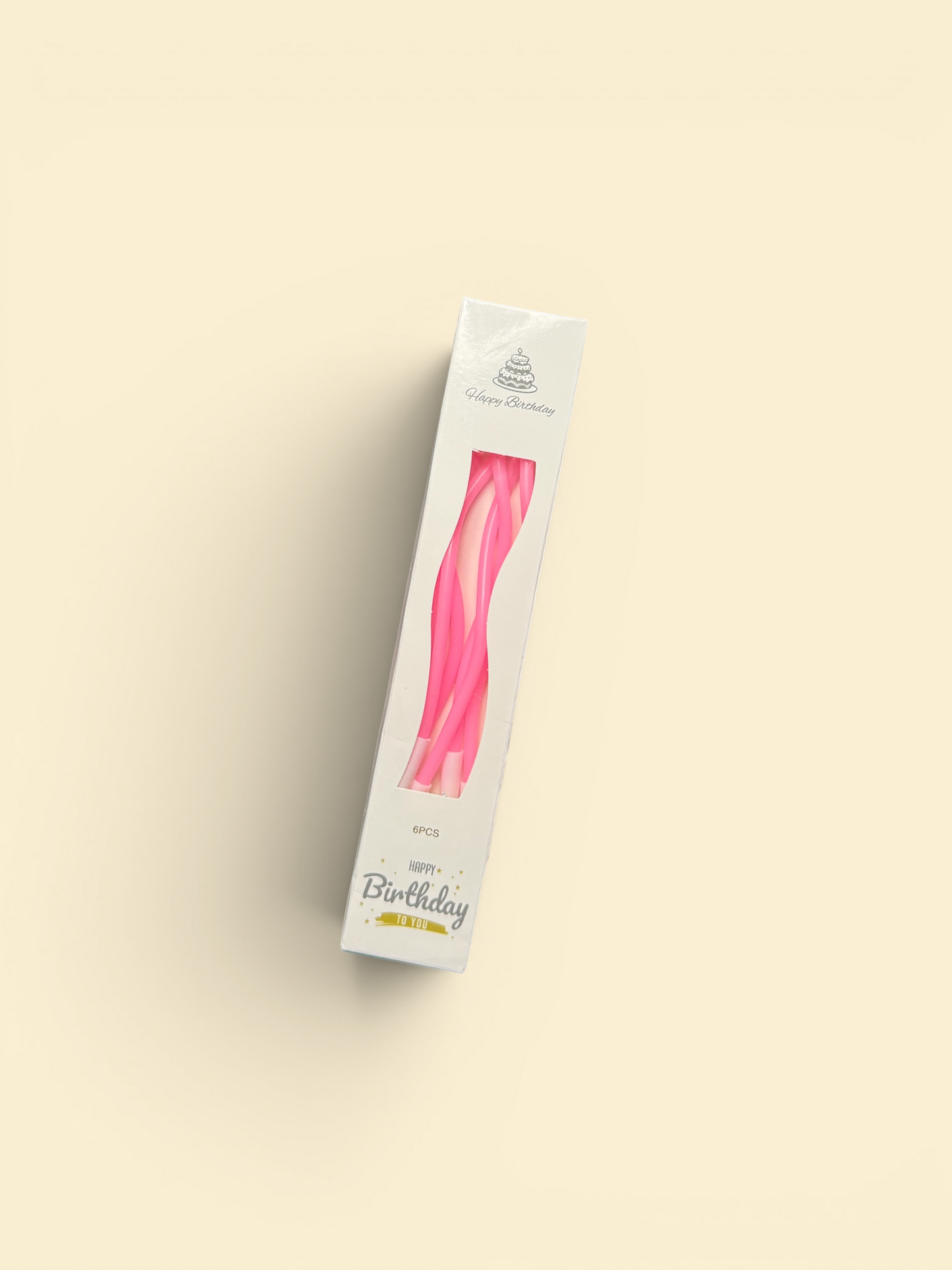 Pink Birthday Candles