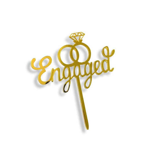 Engagement Gold Topper