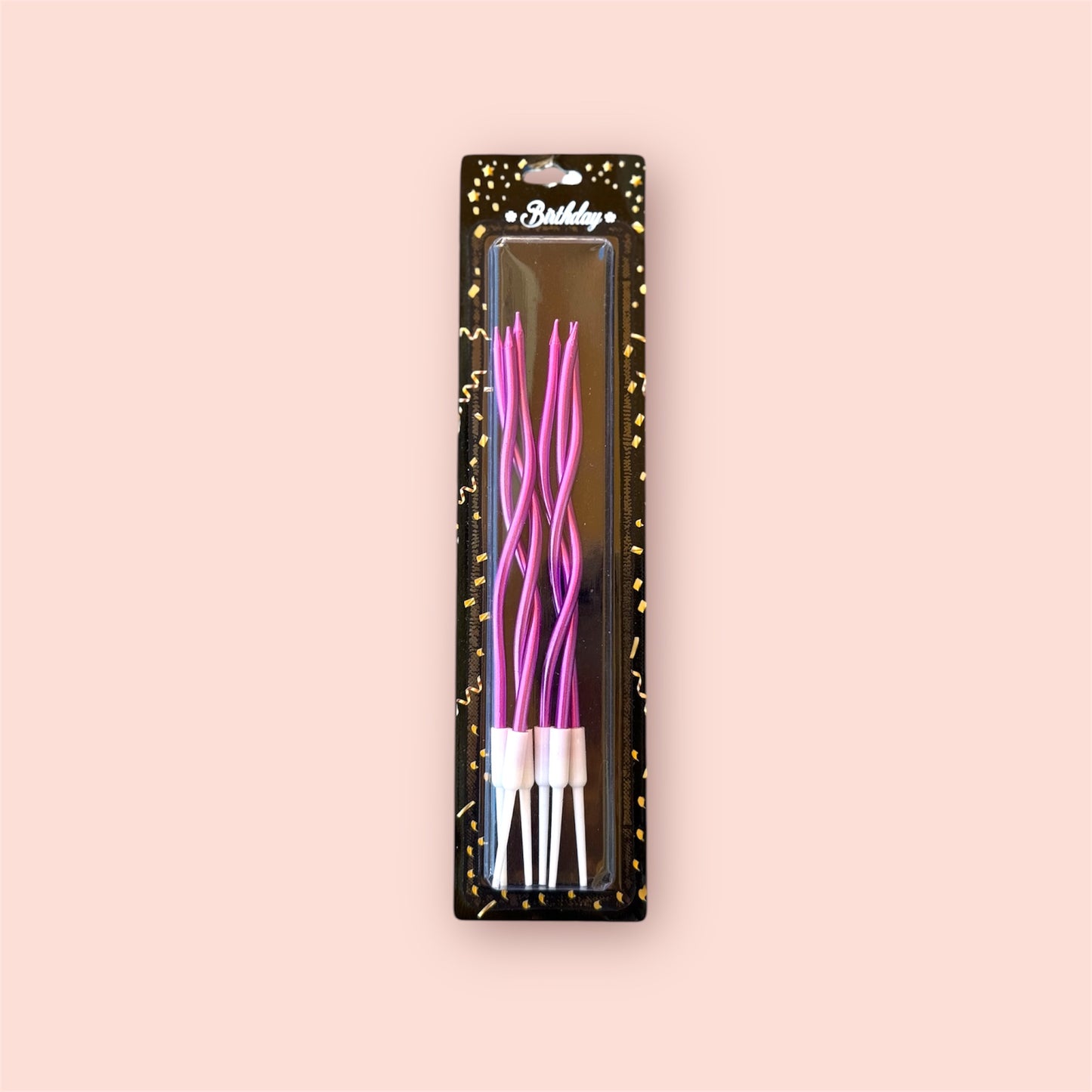 Pink Birthday Candles