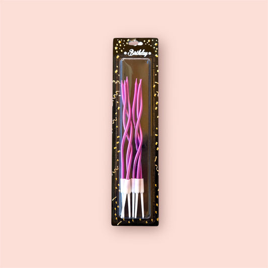 Pink Birthday Candles