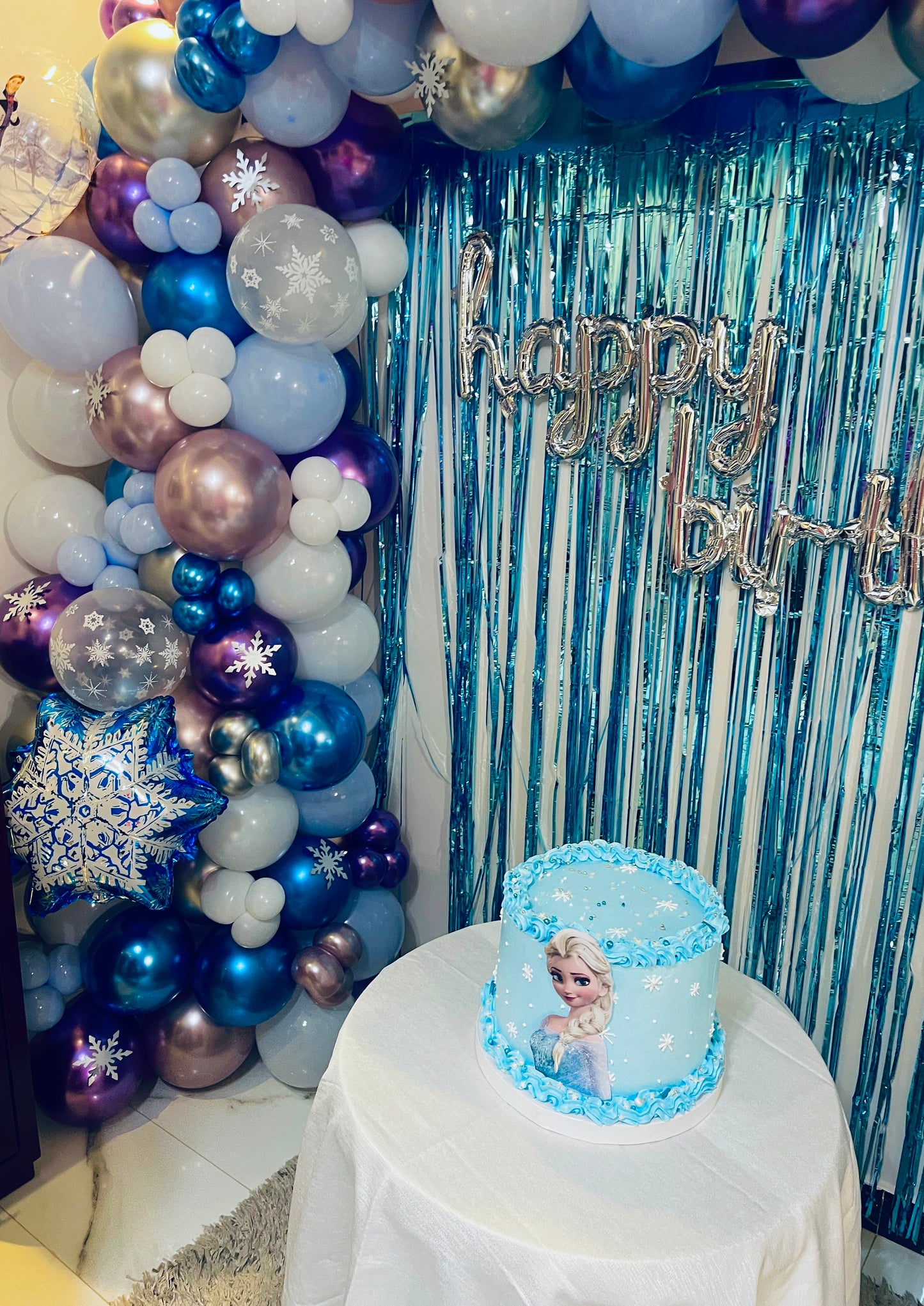 Frozen Birthday Cake