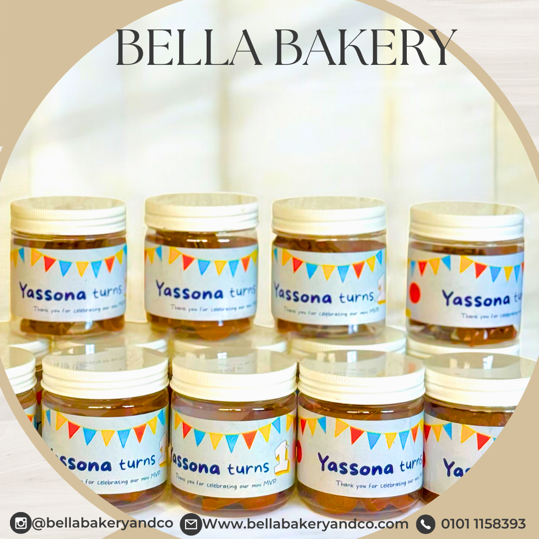 Customized Natural Chocolate jar