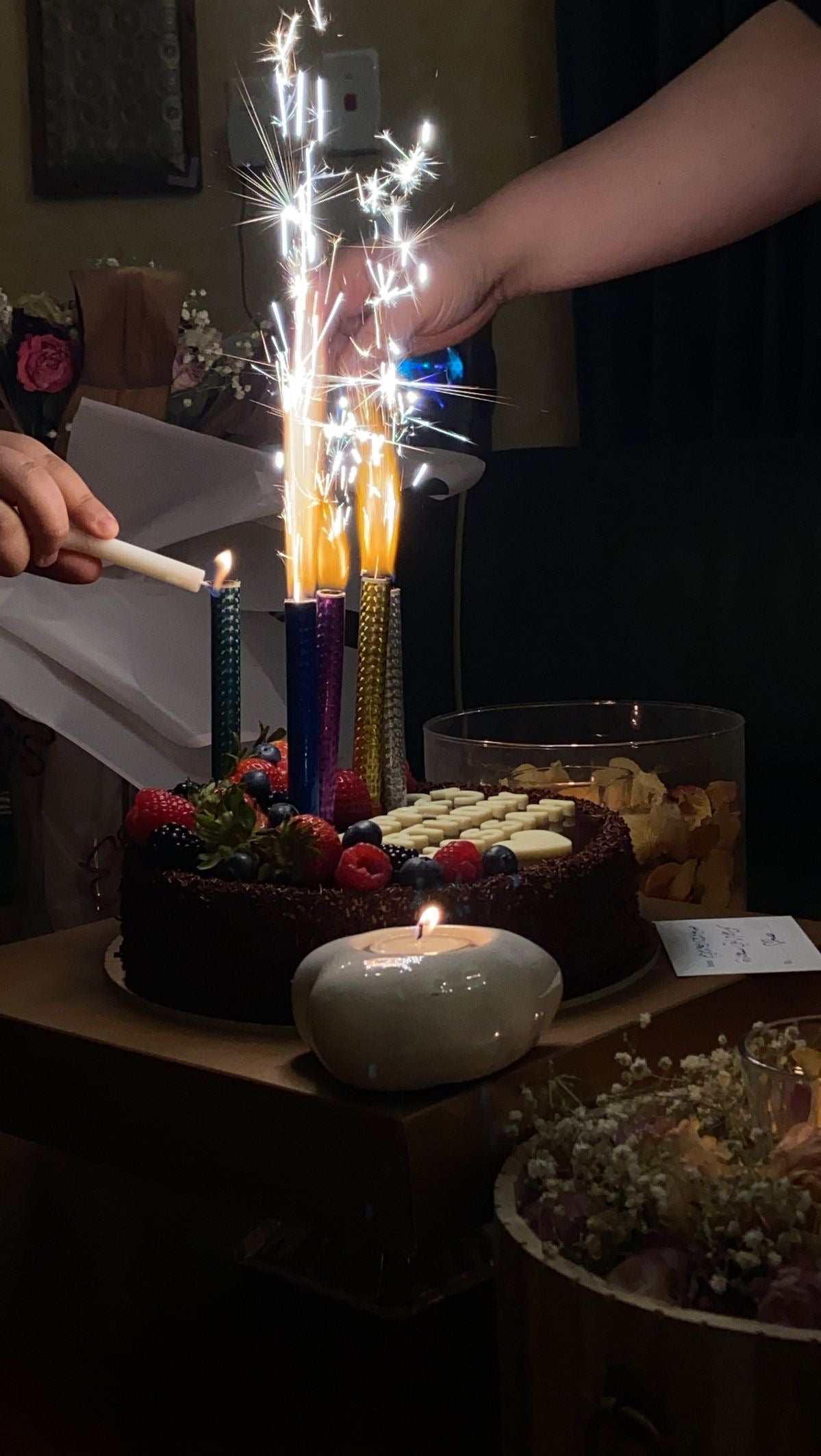 Birthday Spark Candle