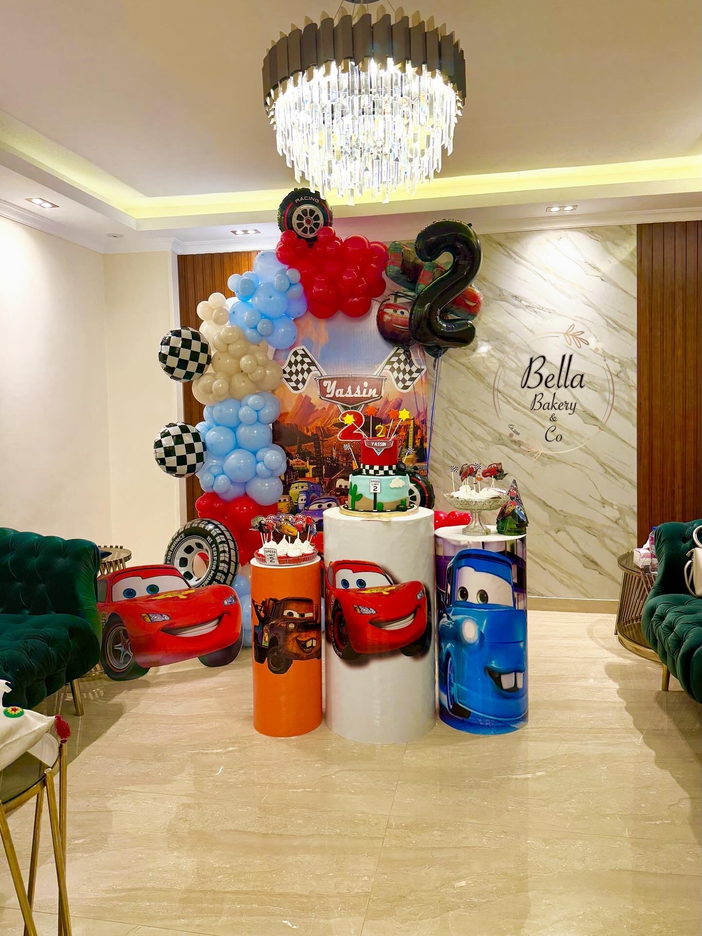 Customized Birthday Cars Cake