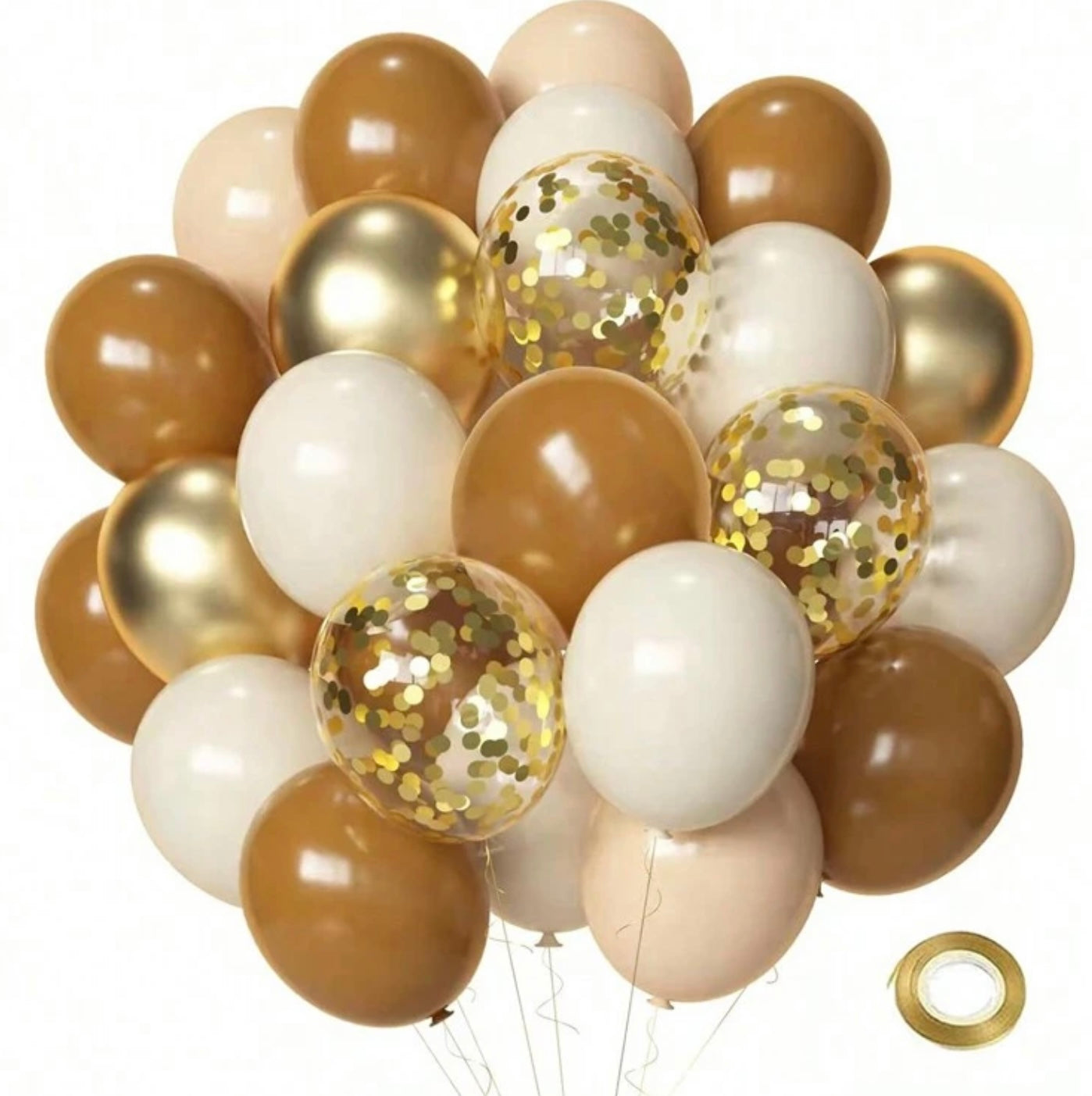 Gold Birthday Balloon kit