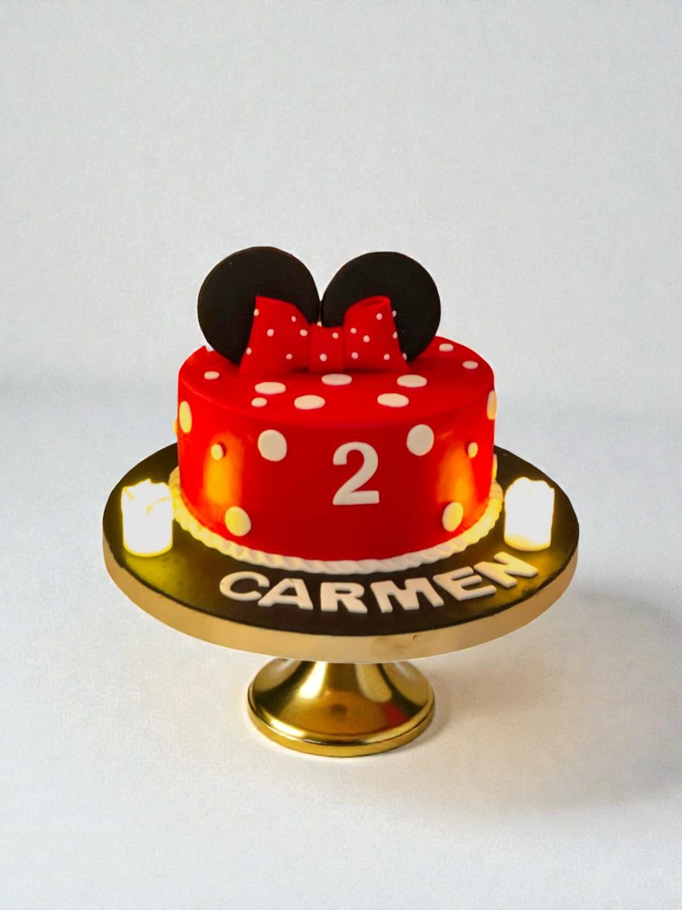 Customized Mini Mouse Birthday Cake