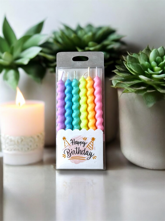 Birthday colorful Candles