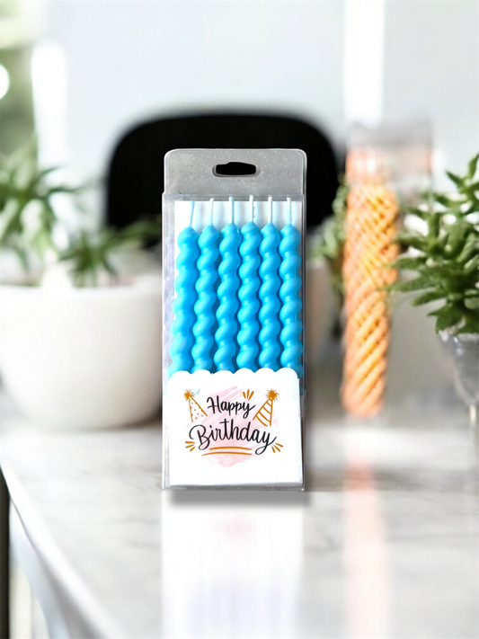 Birthday Blue Candles